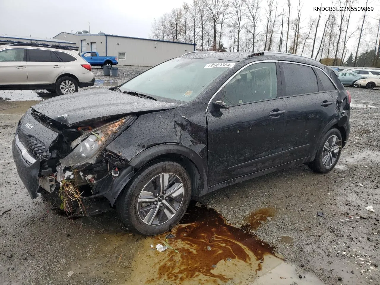 2022 Kia Niro Lx VIN: KNDCB3LC2N5509869 Lot: 78909384