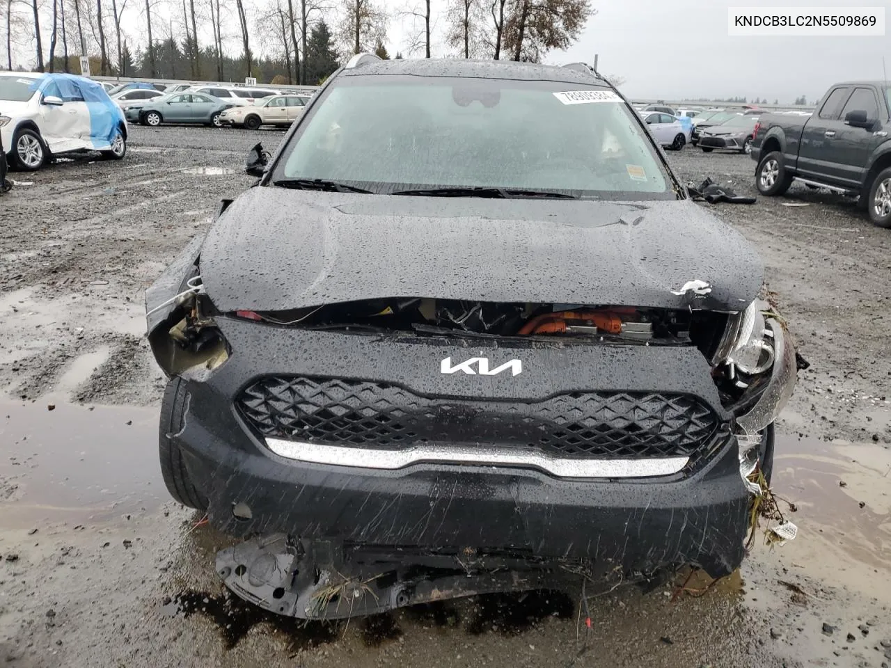 2022 Kia Niro Lx VIN: KNDCB3LC2N5509869 Lot: 78909384