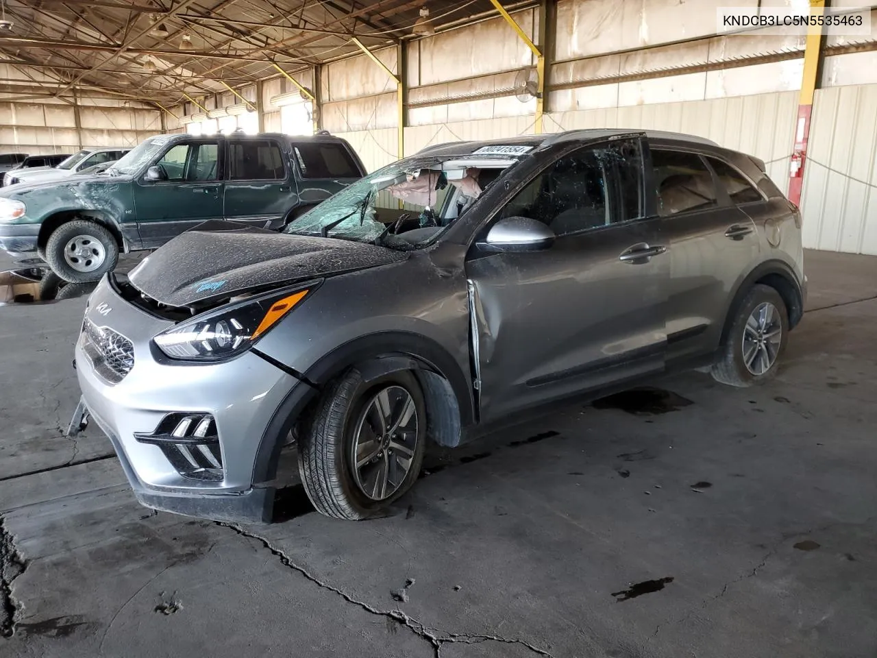 2022 Kia Niro Lx VIN: KNDCB3LC5N5535463 Lot: 80241554