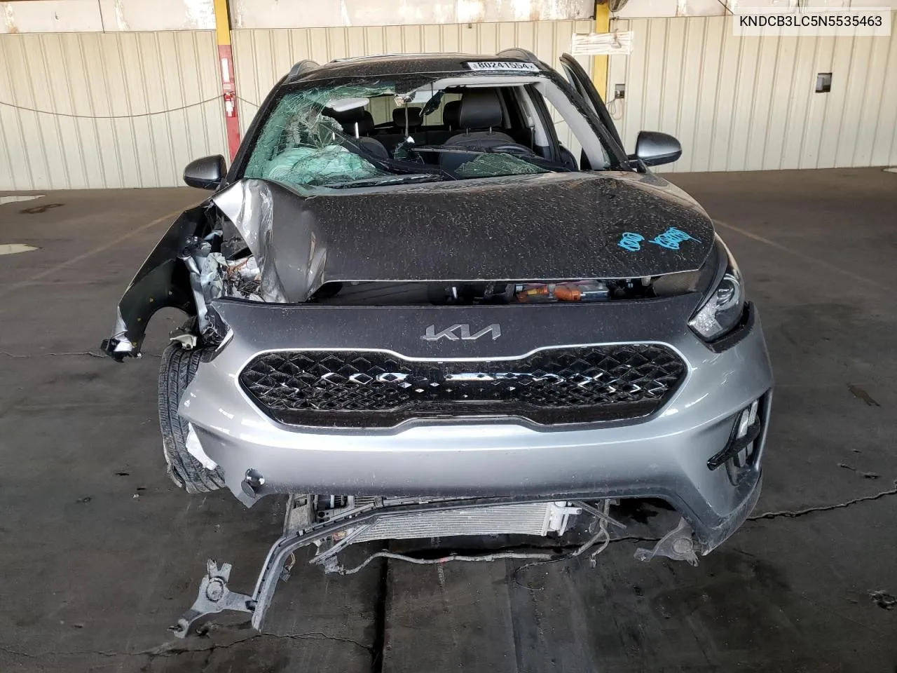 2022 Kia Niro Lx VIN: KNDCB3LC5N5535463 Lot: 80241554