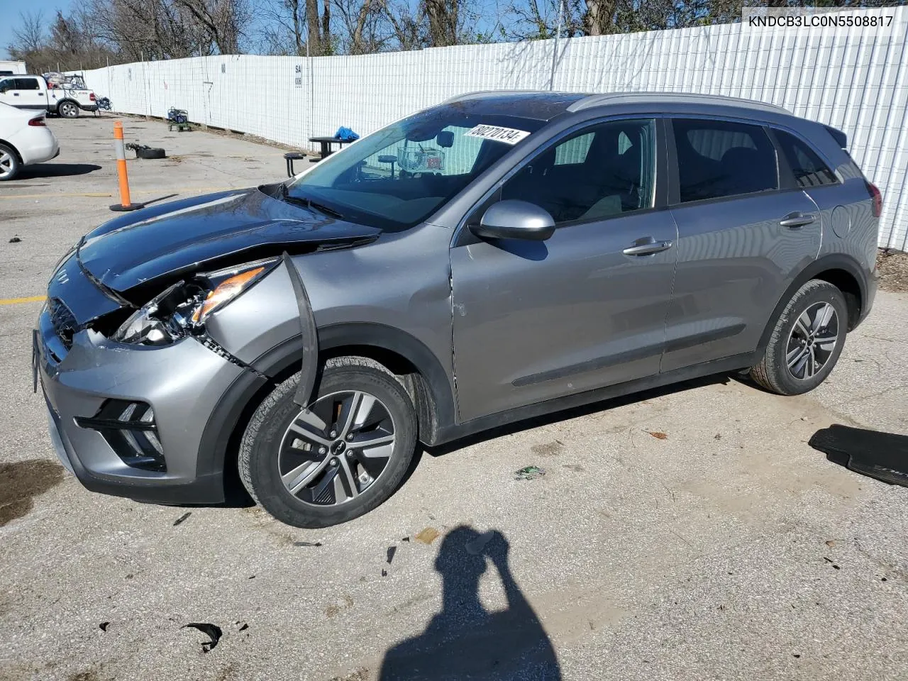 2022 Kia Niro Lx VIN: KNDCB3LC0N5508817 Lot: 80270134