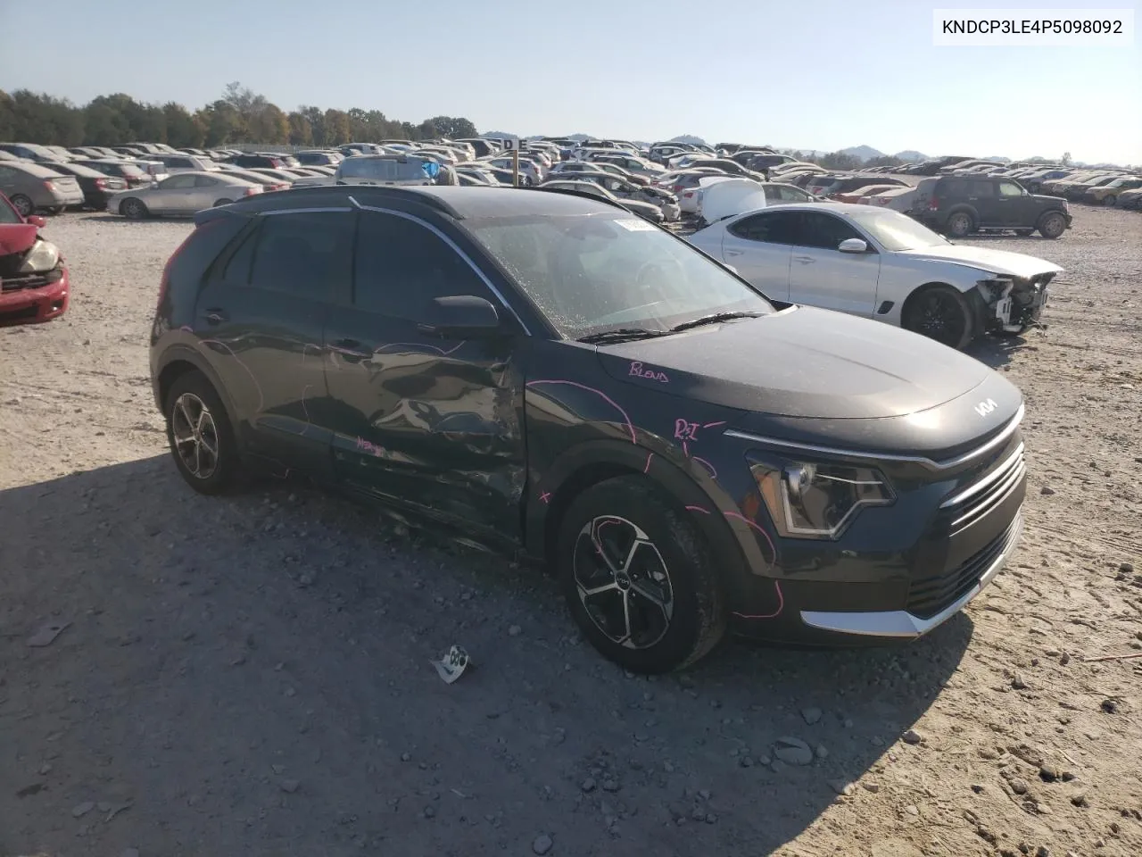 2023 Kia Niro Lx VIN: KNDCP3LE4P5098092 Lot: 77675574