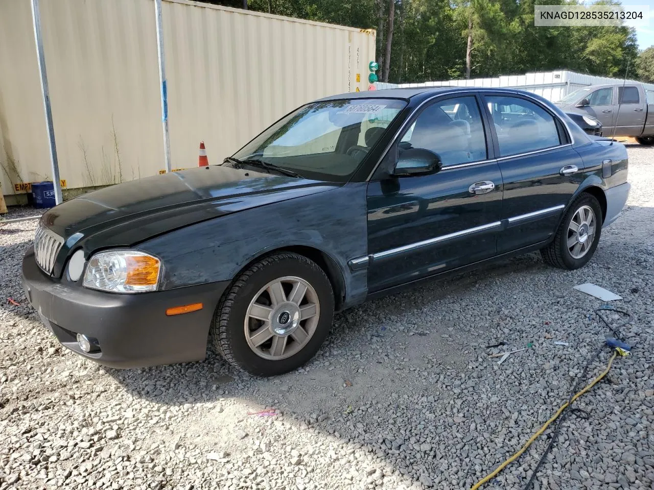 2003 Kia Optima Lx VIN: KNAGD128535213204 Lot: 68760564