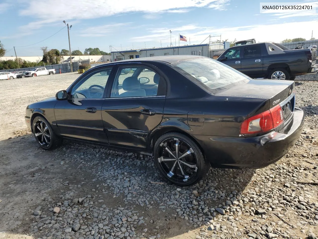 2003 Kia Optima Lx VIN: KNAGD126X35224701 Lot: 80145934