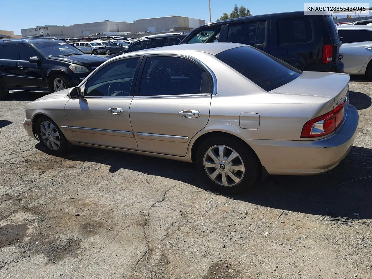 2005 Kia Optima Lx VIN: KNAGD128855434945 Lot: 49397724