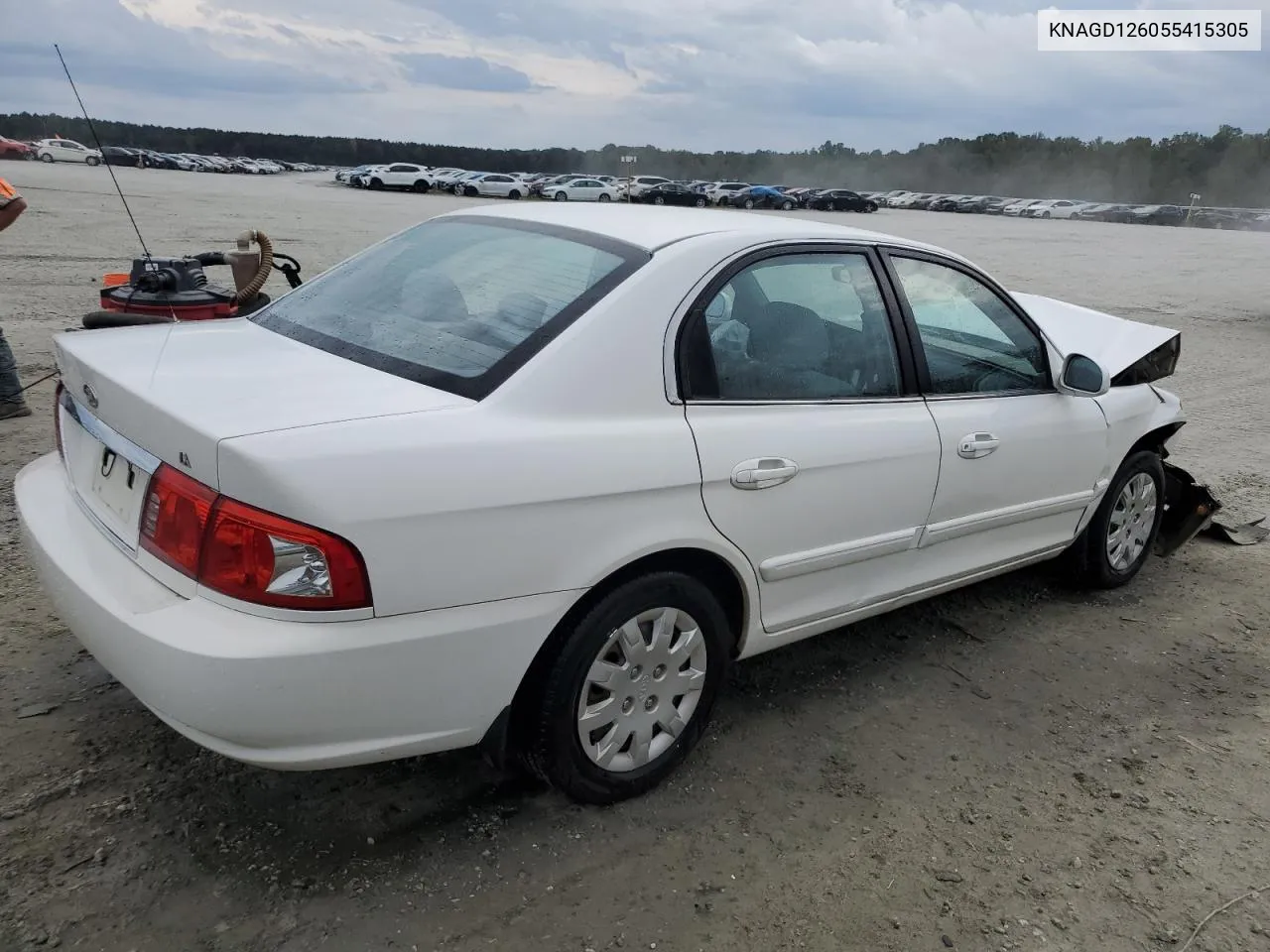 KNAGD126055415305 2005 Kia Optima Lx