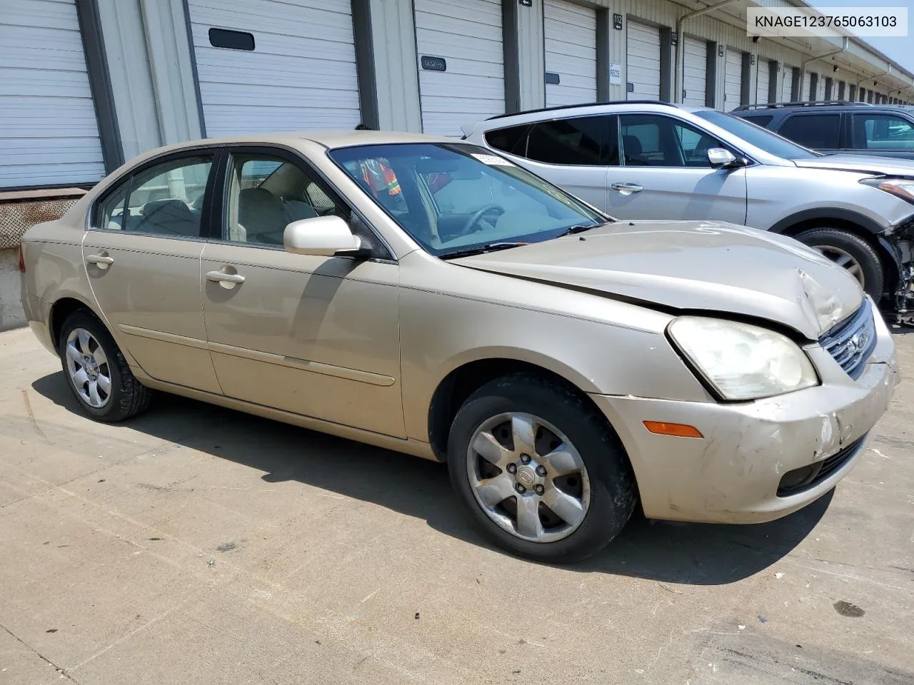 KNAGE123765063103 2006 Kia Optima Lx