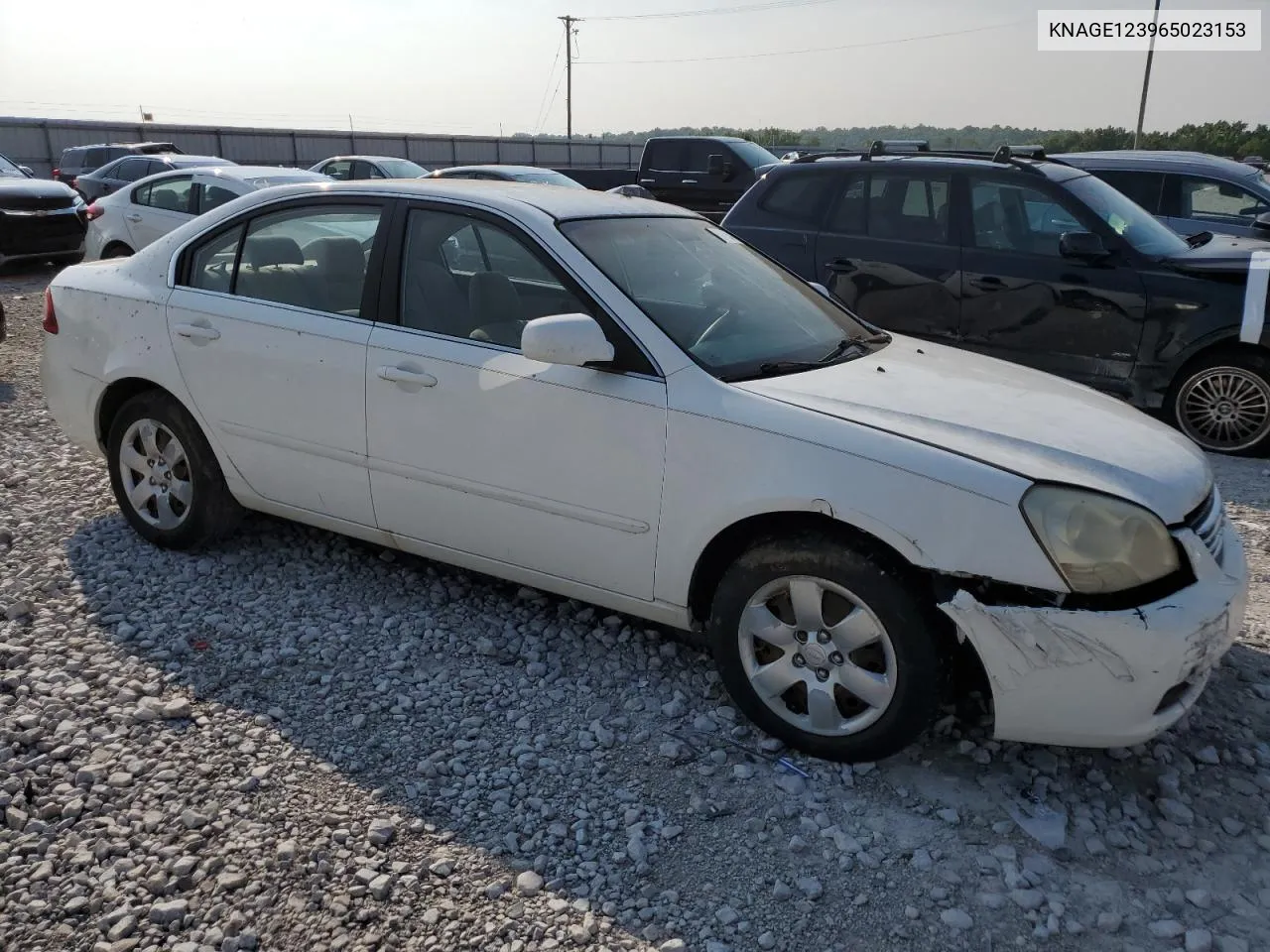 KNAGE123965023153 2006 Kia Optima Lx