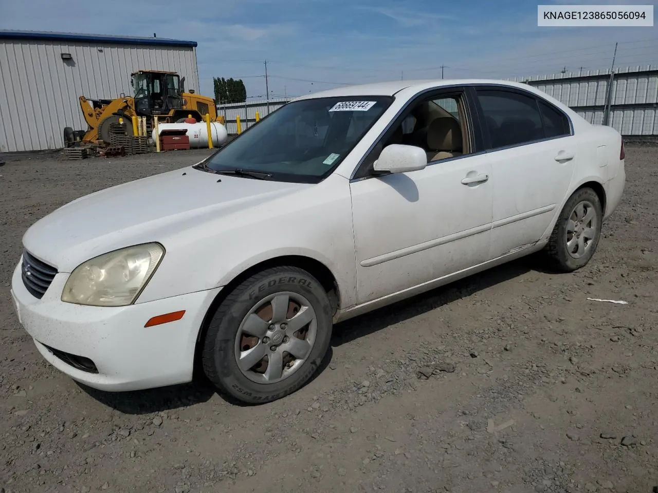 KNAGE123865056094 2006 Kia Optima Lx