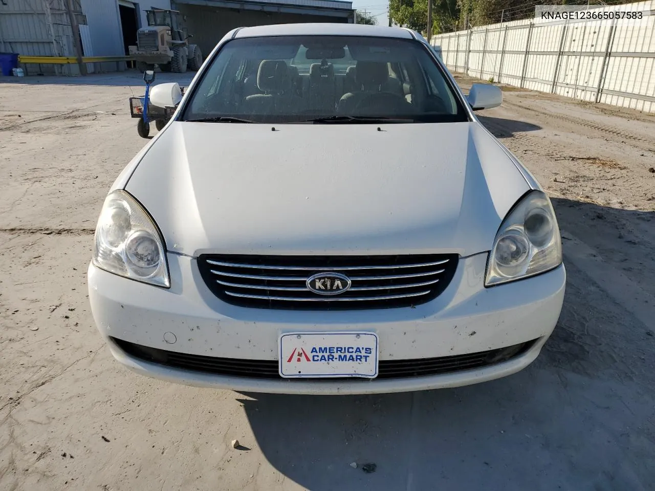 2006 Kia Optima Lx VIN: KNAGE123665057583 Lot: 75316334