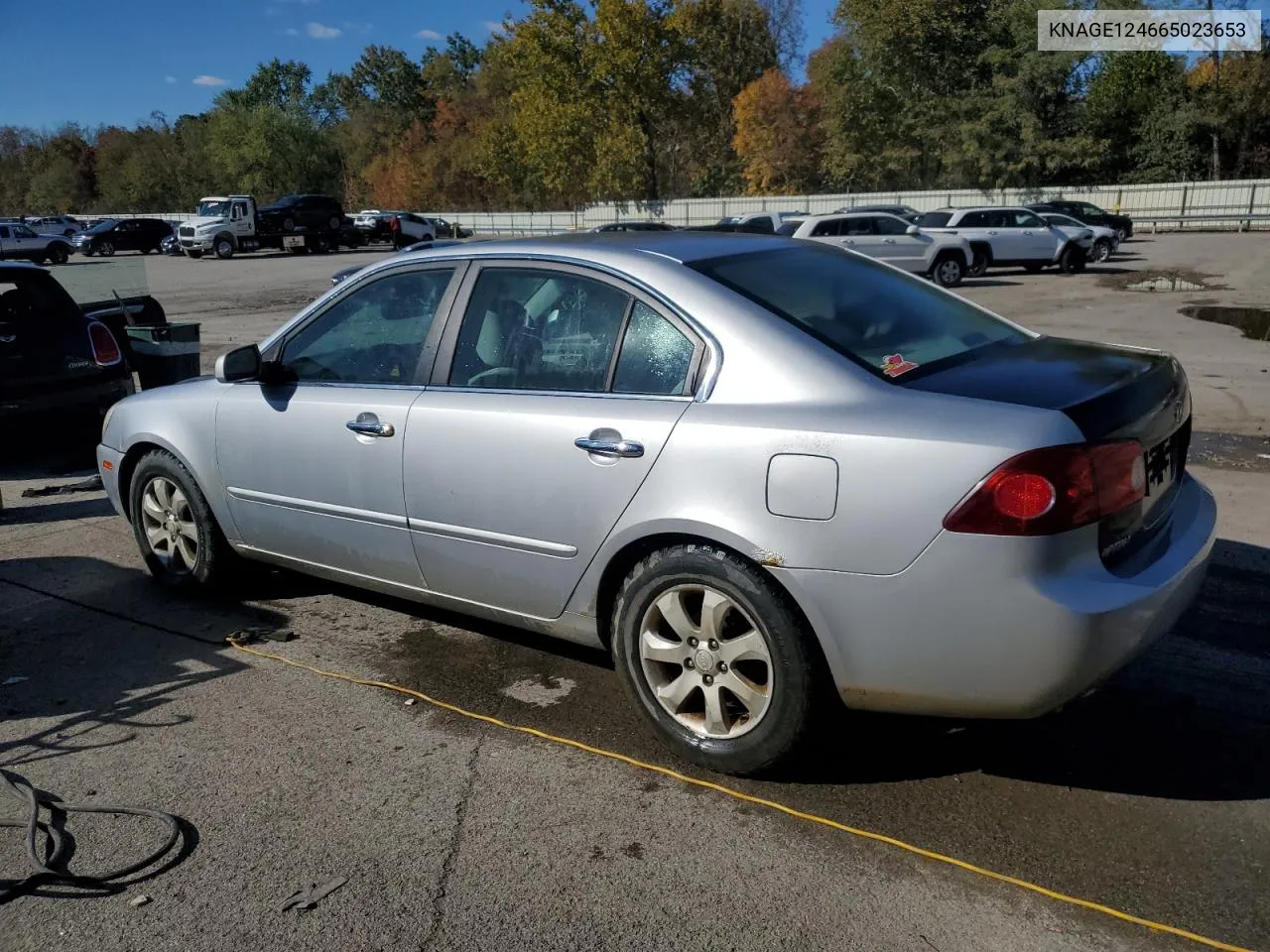 KNAGE124665023653 2006 Kia Optima Lx