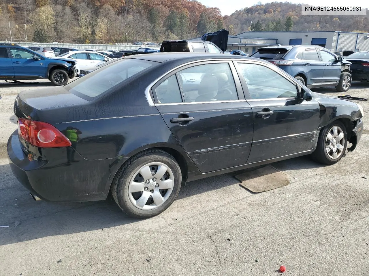 2006 Kia Optima Lx VIN: KNAGE124665060931 Lot: 78668374