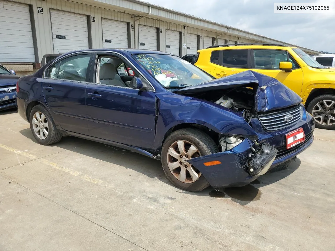 KNAGE124X75102065 2007 Kia Optima Lx