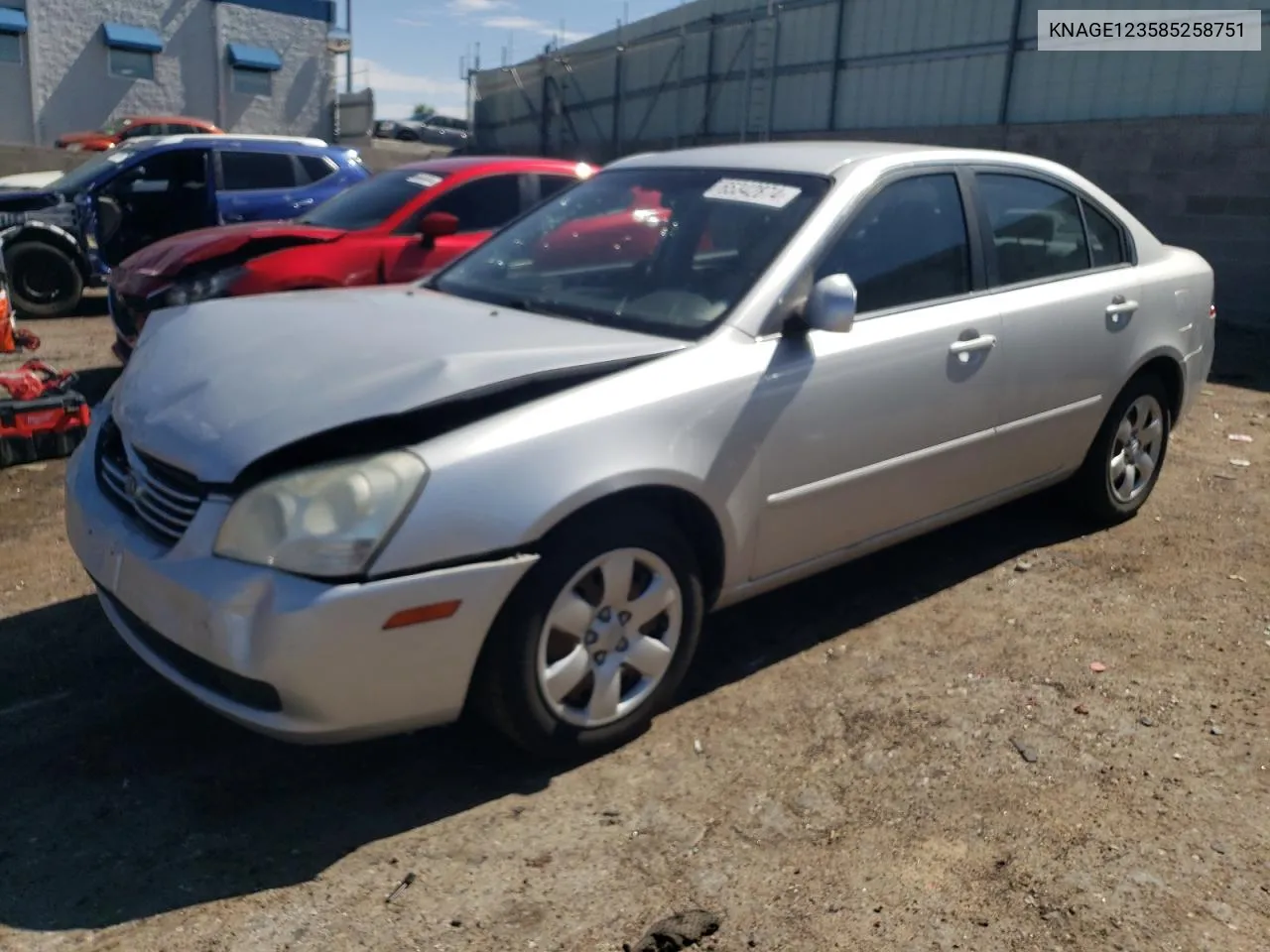 KNAGE123585258751 2008 Kia Optima Lx