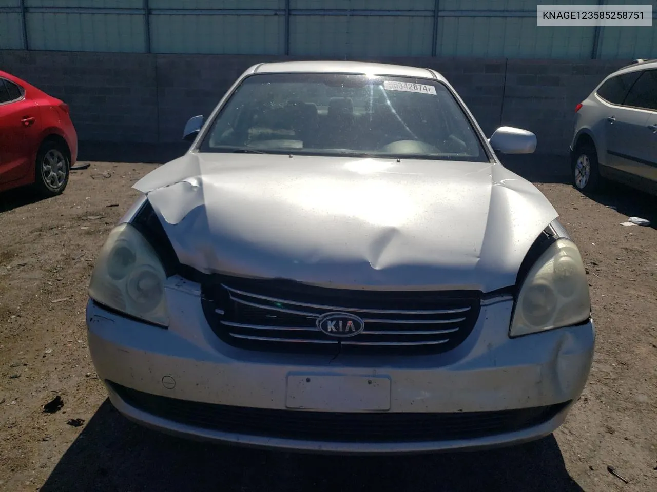 KNAGE123585258751 2008 Kia Optima Lx