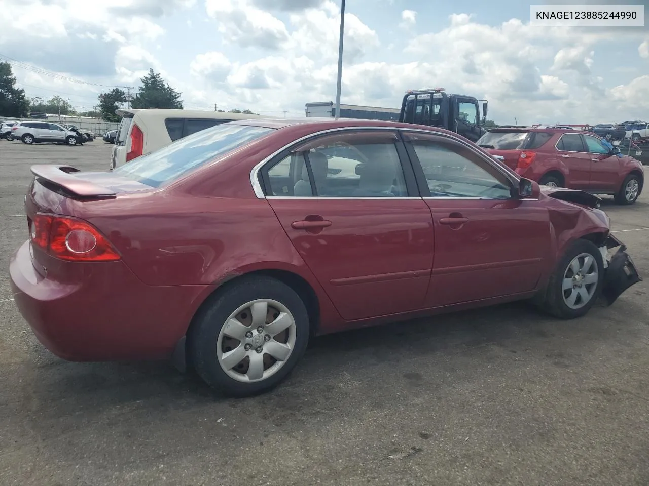 KNAGE123885244990 2008 Kia Optima Lx