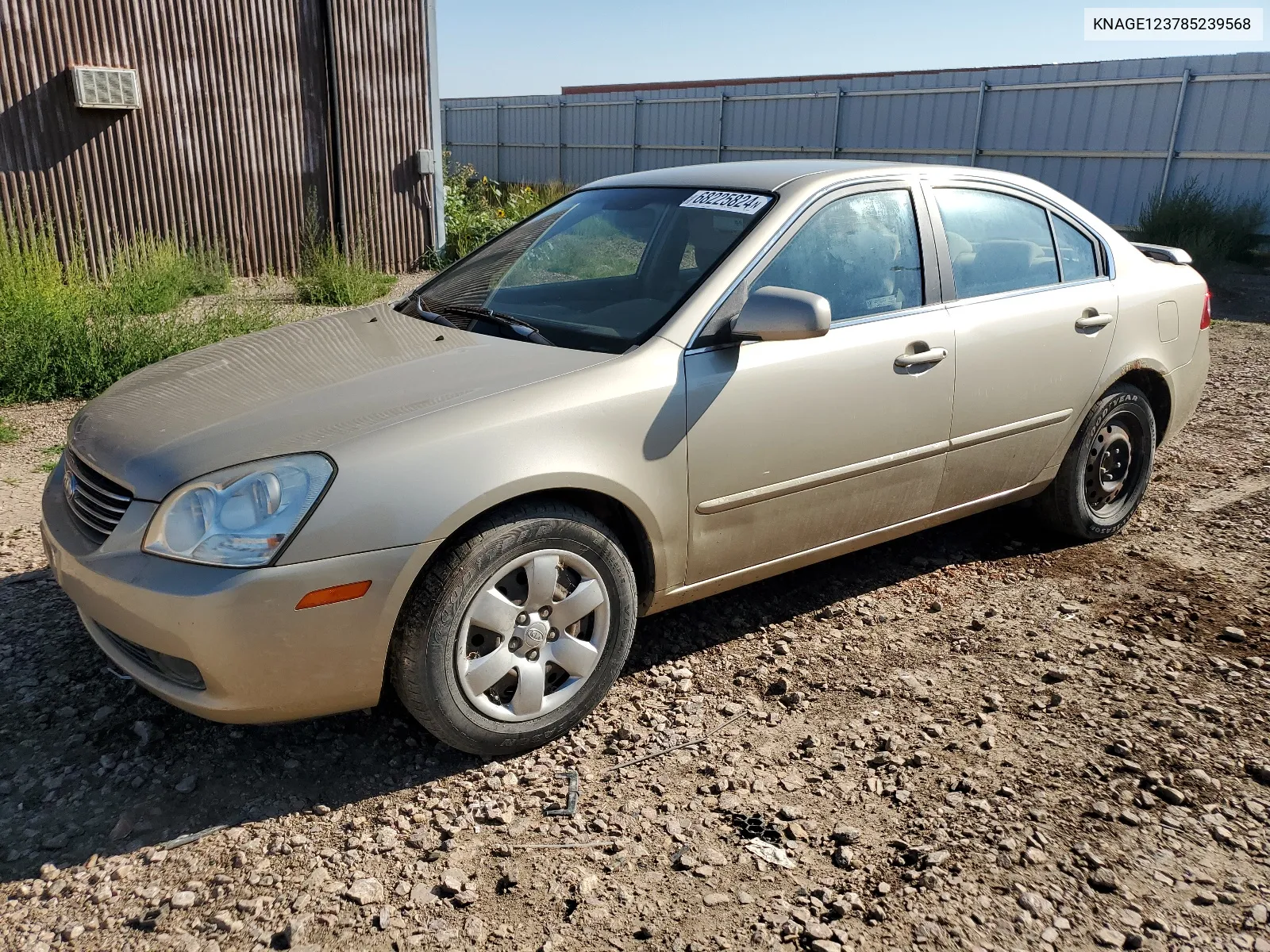 KNAGE123785239568 2008 Kia Optima Lx