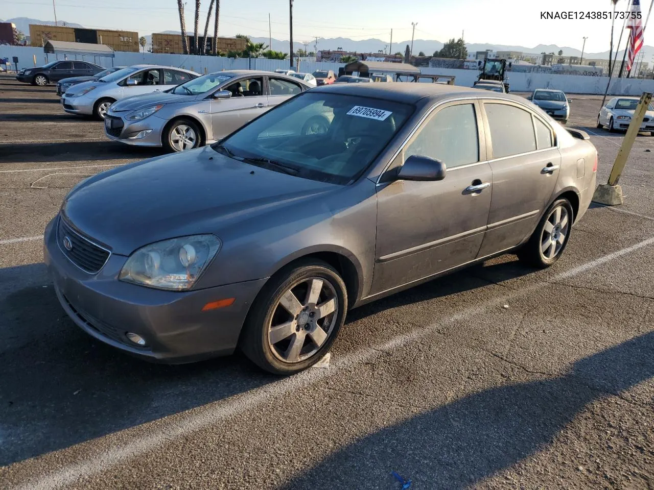 KNAGE124385173755 2008 Kia Optima Lx