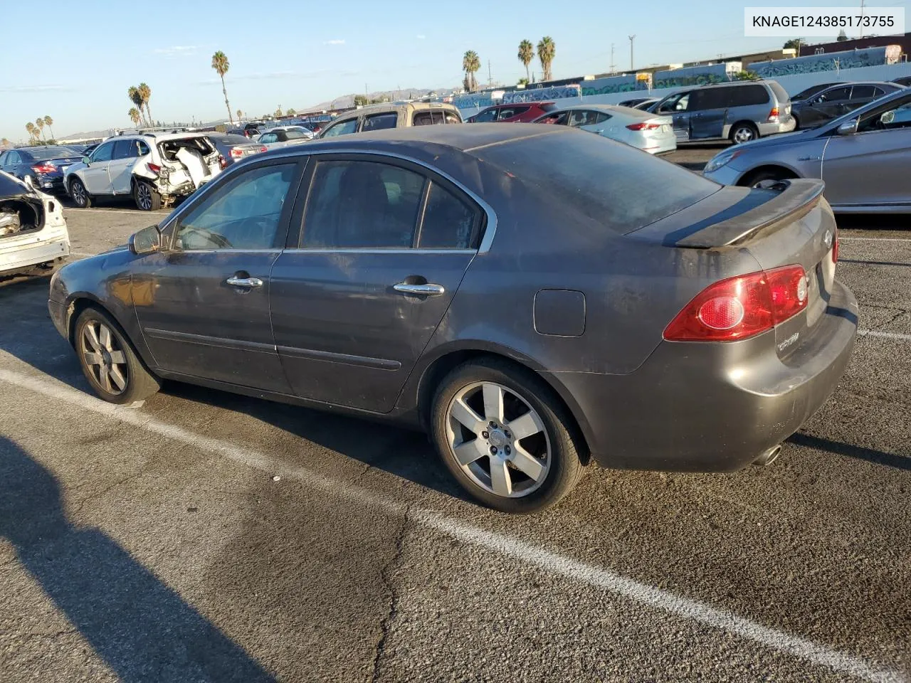 KNAGE124385173755 2008 Kia Optima Lx