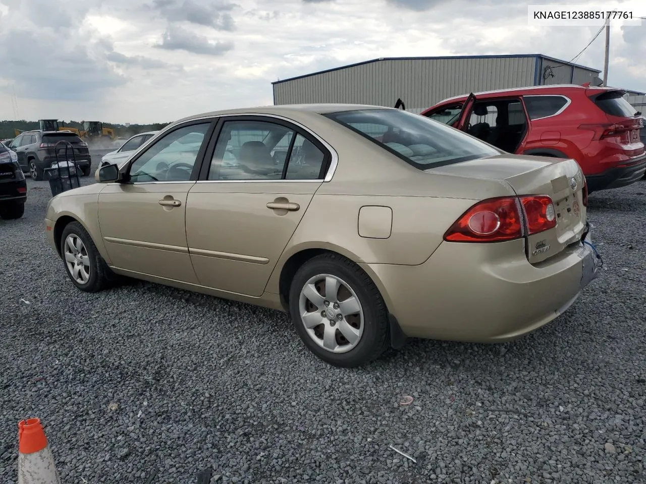 KNAGE123885177761 2008 Kia Optima Lx