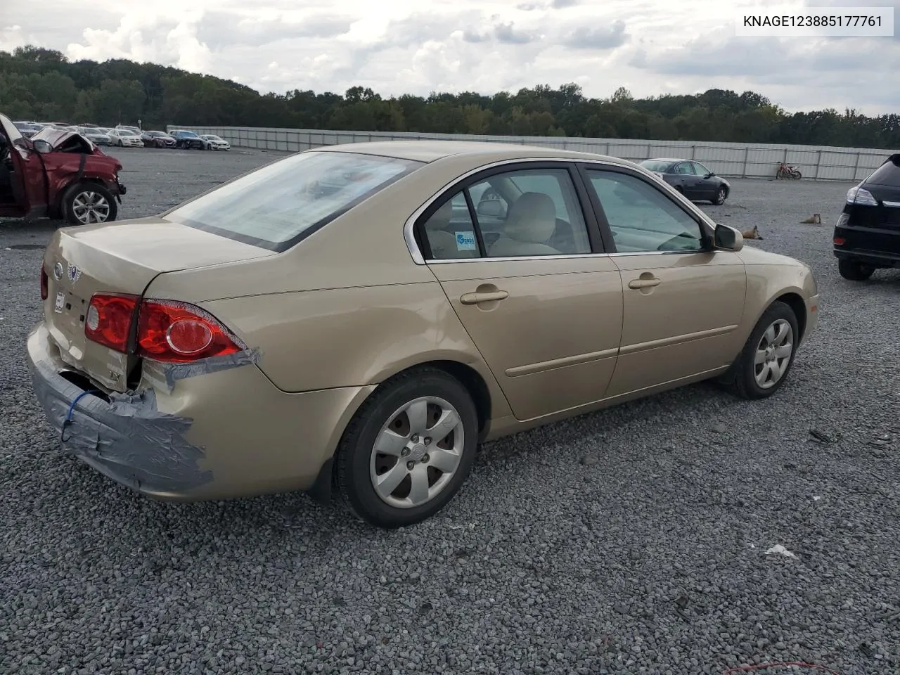 KNAGE123885177761 2008 Kia Optima Lx