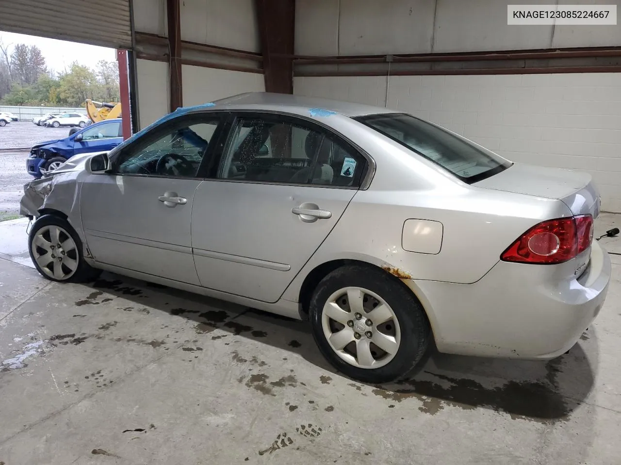 2008 Kia Optima Lx VIN: KNAGE123085224667 Lot: 75543044