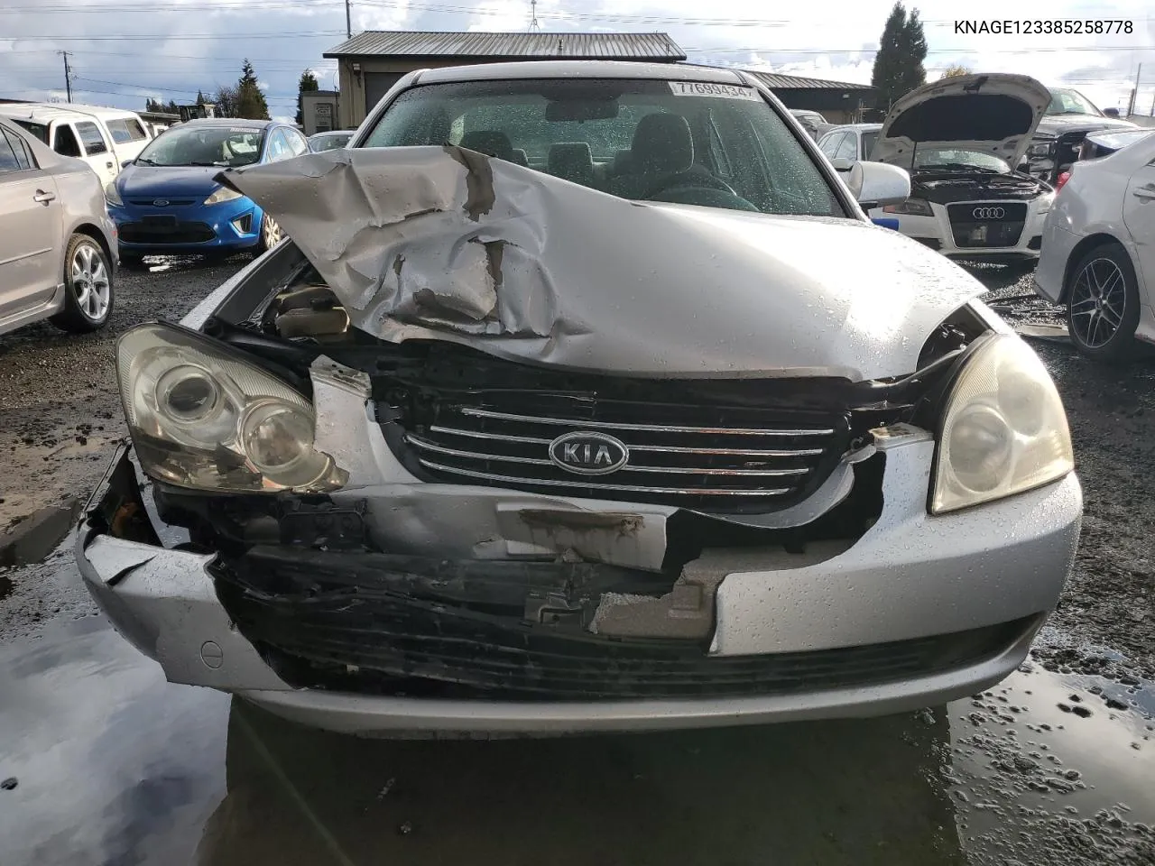 KNAGE123385258778 2008 Kia Optima Lx