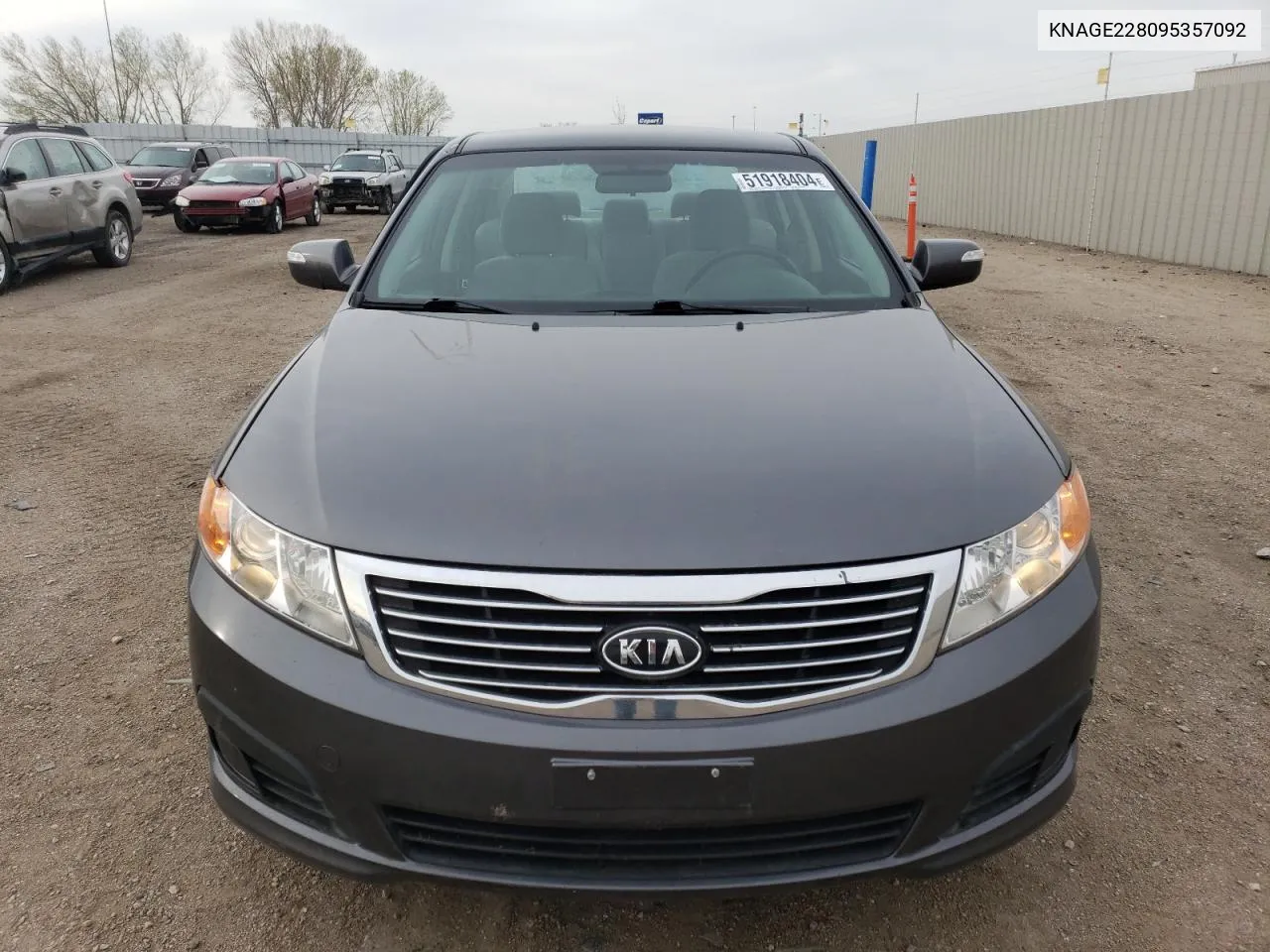 2009 Kia Optima Lx VIN: KNAGE228095357092 Lot: 51918404