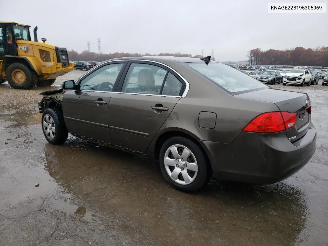 2009 Kia Optima Lx VIN: KNAGE228195305969 Lot: 62738804