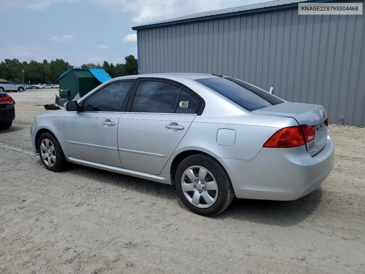 2009 Kia Optima Lx VIN: KNAGE228795304468 Lot: 64882134