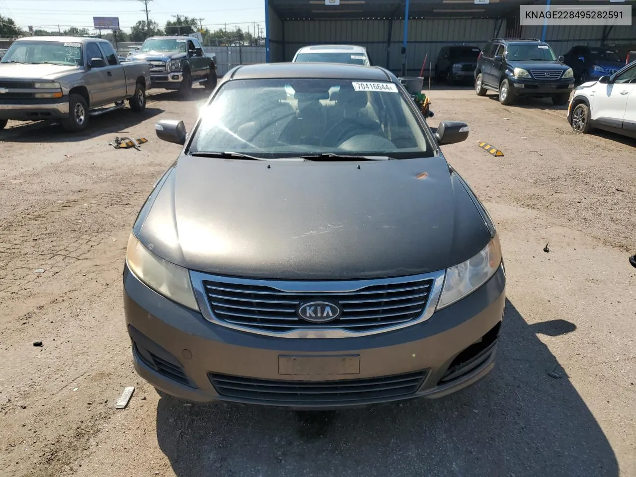 2009 Kia Optima Lx VIN: KNAGE228495282591 Lot: 70416644