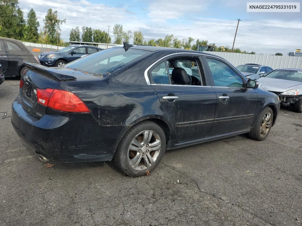 2009 Kia Optima Lx VIN: KNAGE224795331019 Lot: 75304894