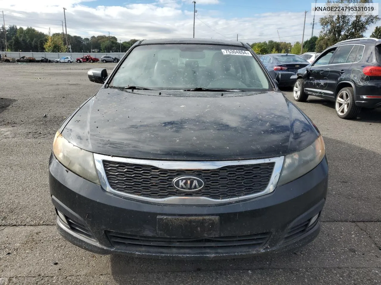 2009 Kia Optima Lx VIN: KNAGE224795331019 Lot: 75304894