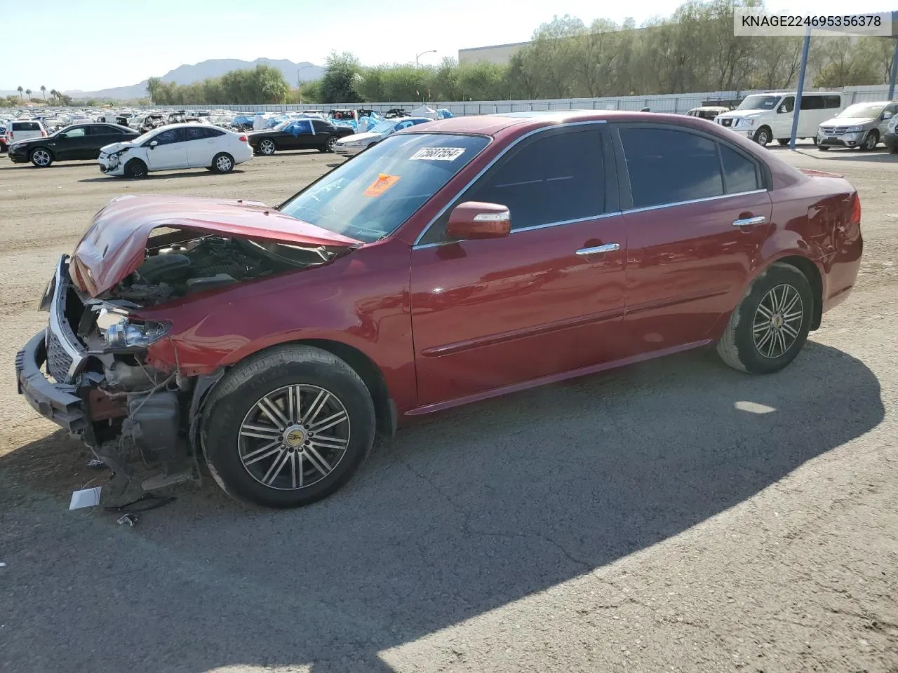 KNAGE224695356378 2009 Kia Optima Lx