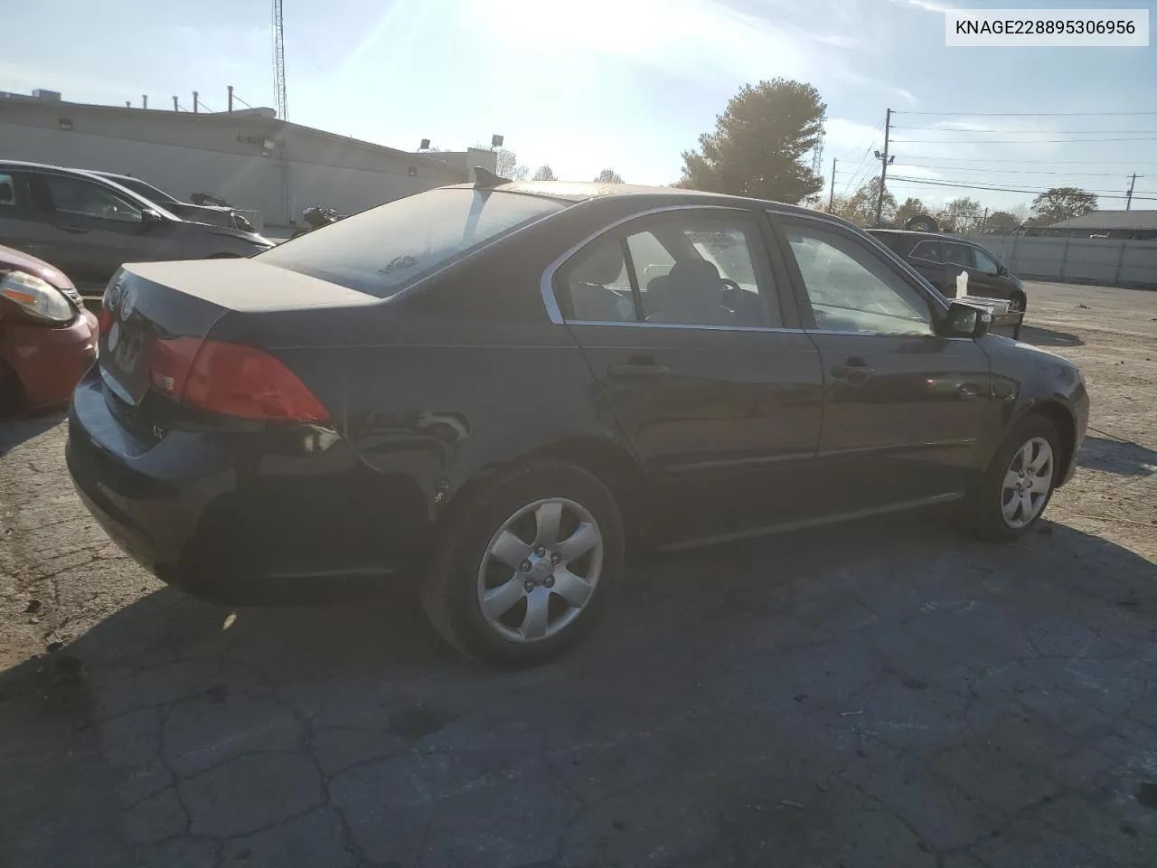 2009 Kia Optima Lx VIN: KNAGE228895306956 Lot: 78466124