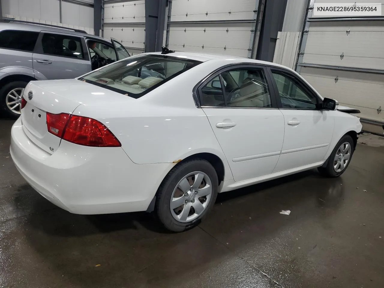 2009 Kia Optima Lx VIN: KNAGE228695359364 Lot: 78996364