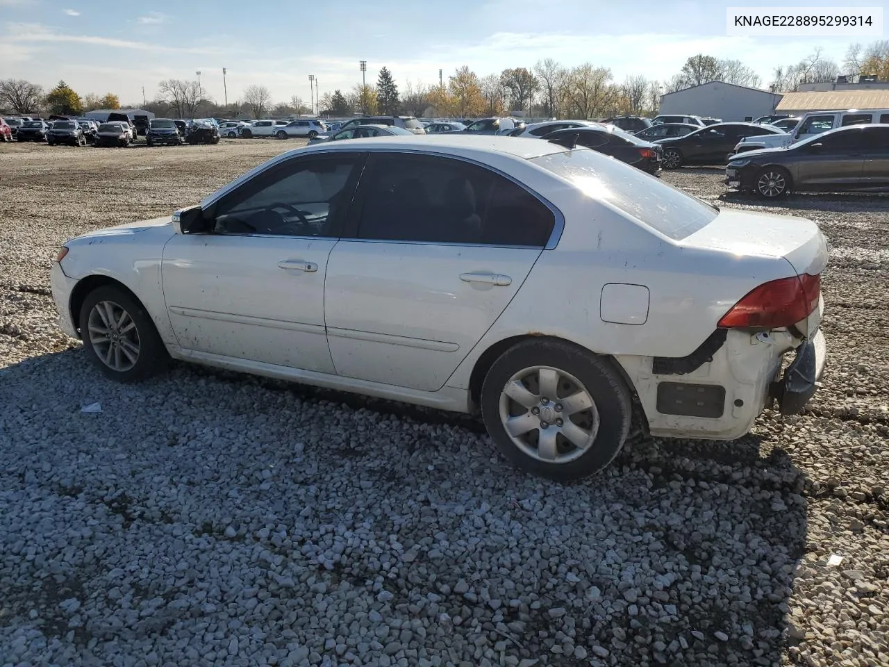 2009 Kia Optima Lx VIN: KNAGE228895299314 Lot: 79205244