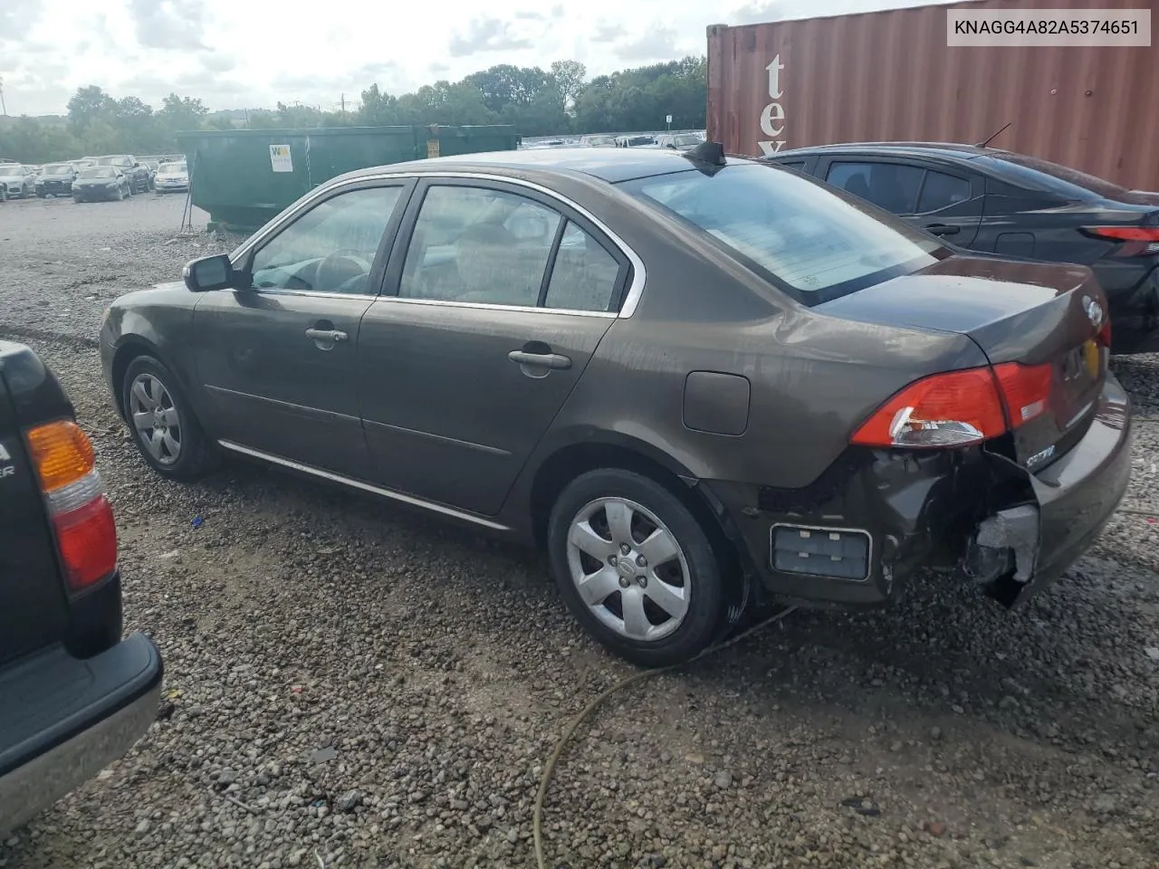 KNAGG4A82A5374651 2010 Kia Optima Lx