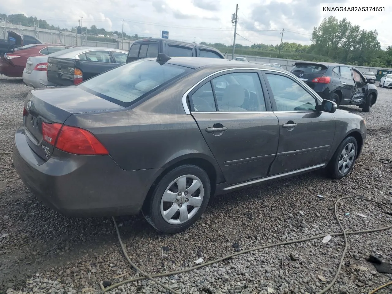 2010 Kia Optima Lx VIN: KNAGG4A82A5374651 Lot: 64275714