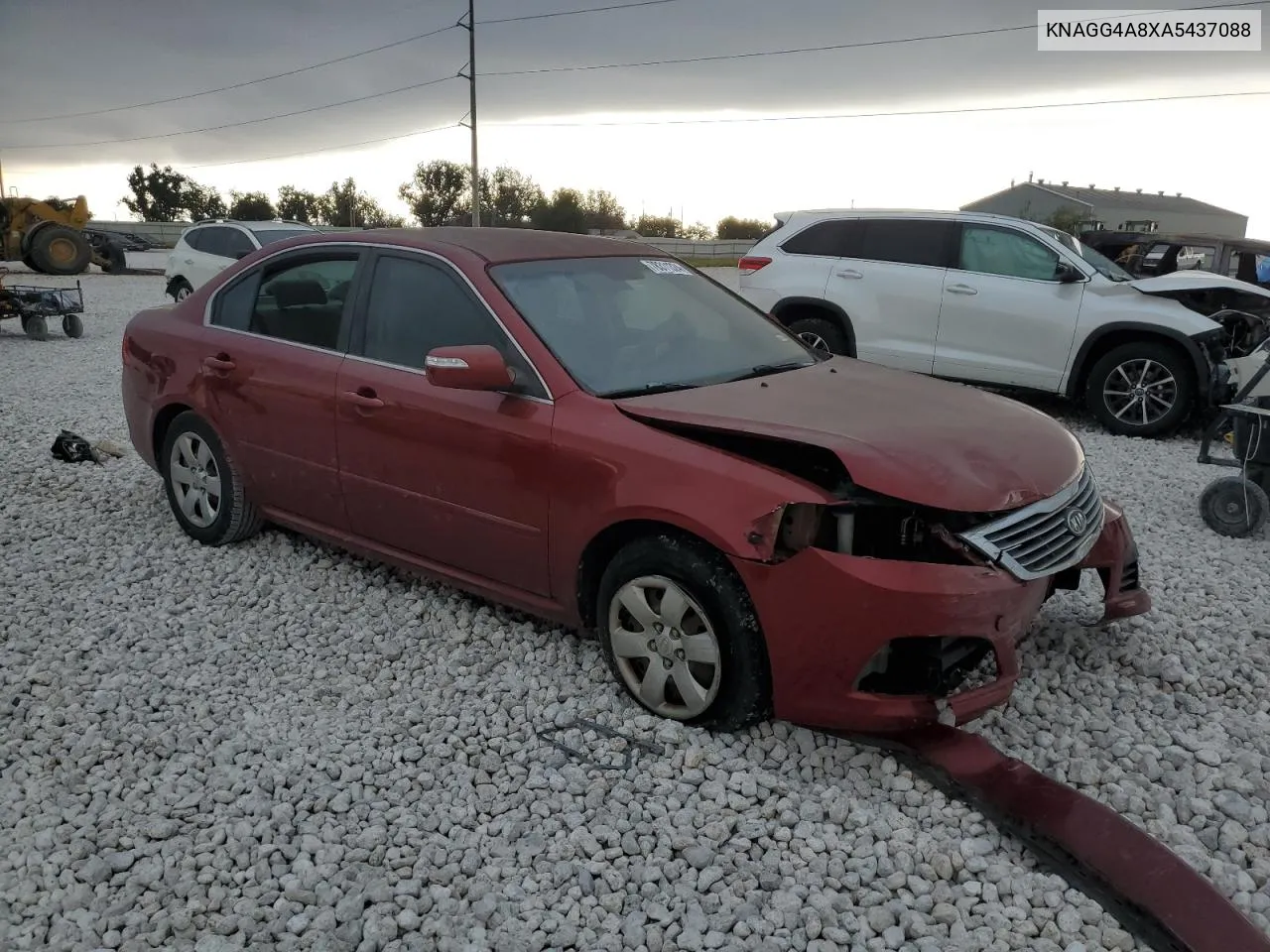 2010 Kia Optima Lx VIN: KNAGG4A8XA5437088 Lot: 78311324