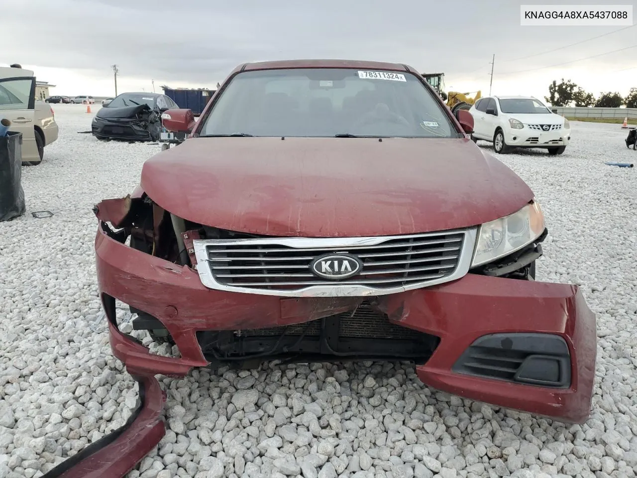 2010 Kia Optima Lx VIN: KNAGG4A8XA5437088 Lot: 78311324