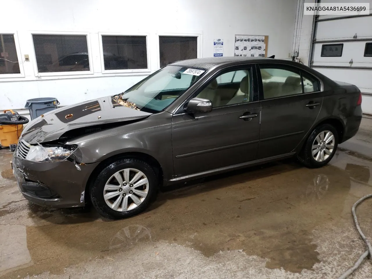 2010 Kia Optima Lx VIN: KNAGG4A81A5436699 Lot: 78697974