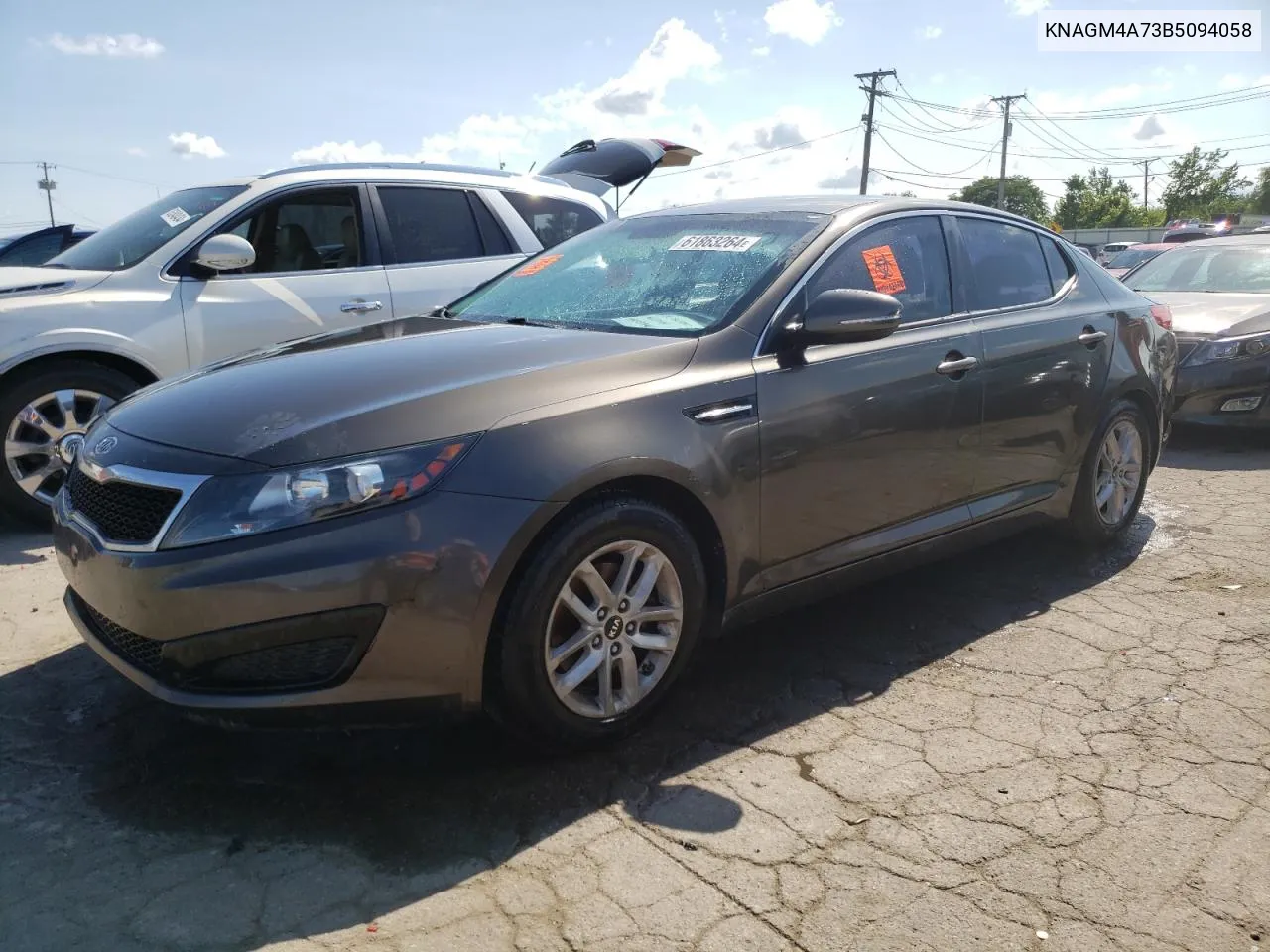 2011 Kia Optima Lx VIN: KNAGM4A73B5094058 Lot: 61863264