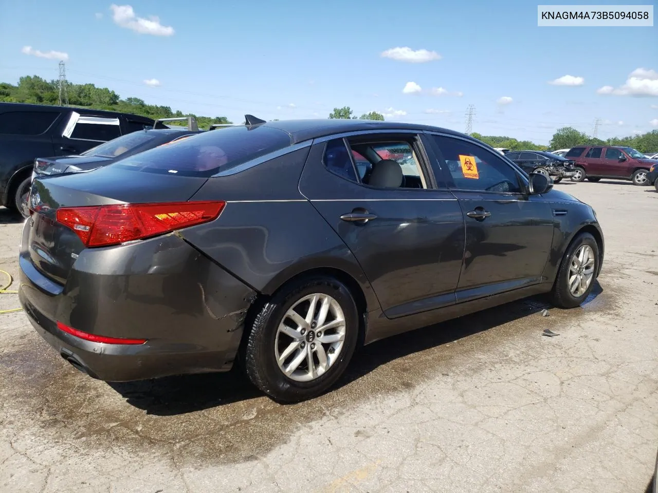 2011 Kia Optima Lx VIN: KNAGM4A73B5094058 Lot: 61863264