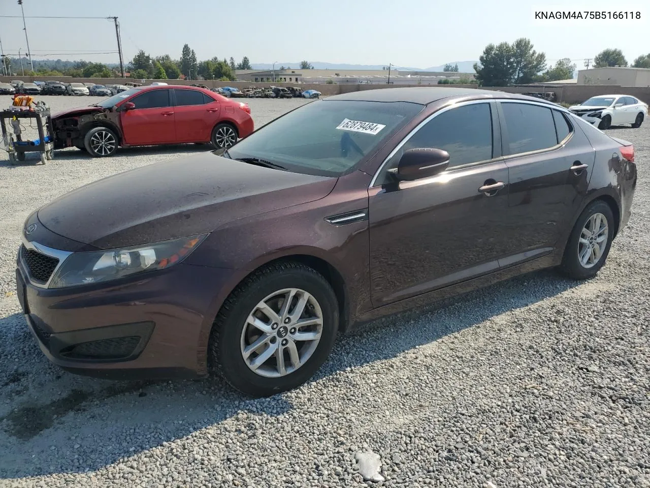 2011 Kia Optima Lx VIN: KNAGM4A75B5166118 Lot: 62879484