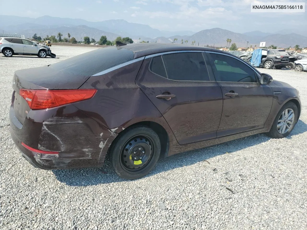 2011 Kia Optima Lx VIN: KNAGM4A75B5166118 Lot: 62879484