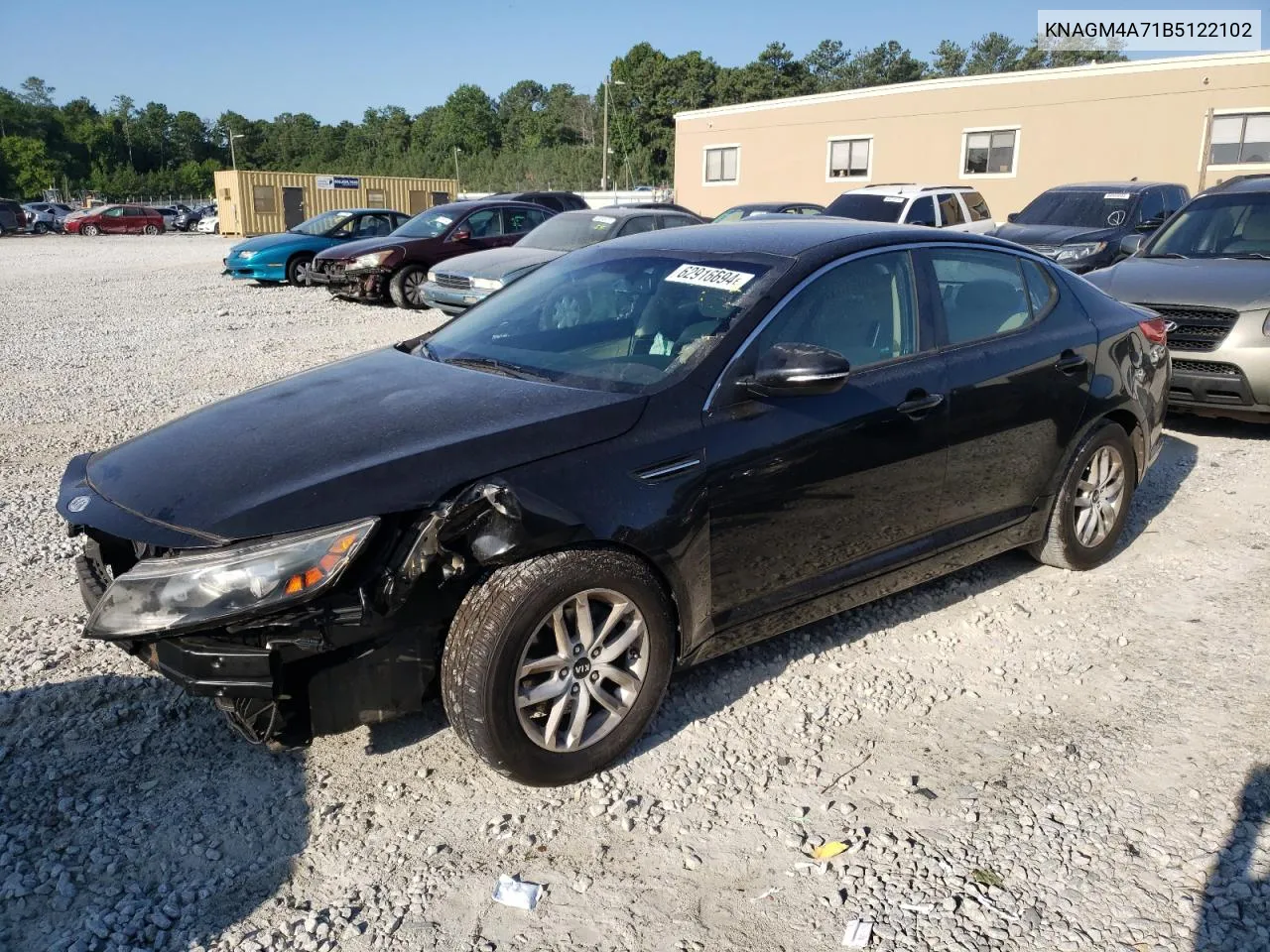 2011 Kia Optima Lx VIN: KNAGM4A71B5122102 Lot: 62916694