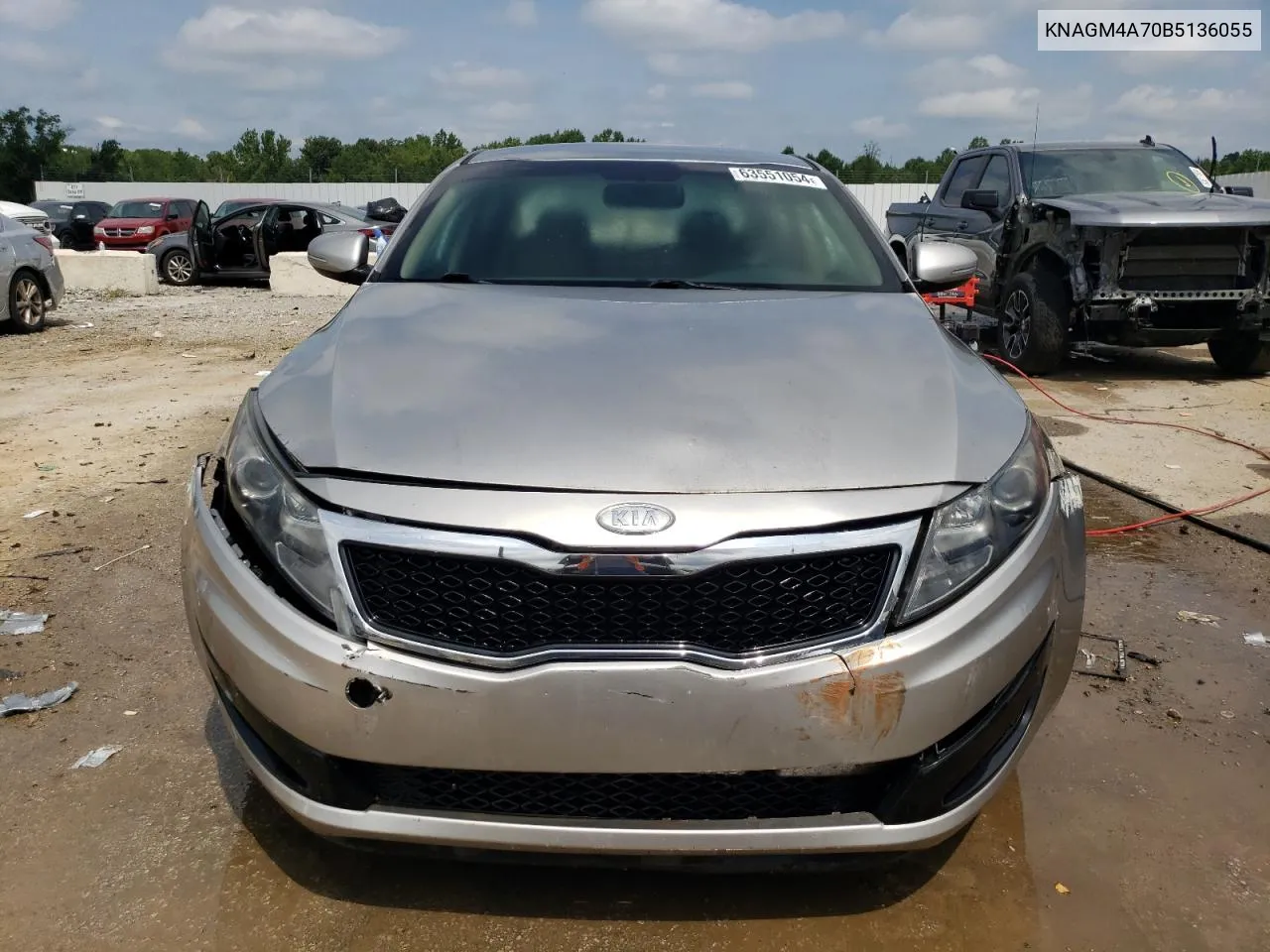 2011 Kia Optima Lx VIN: KNAGM4A70B5136055 Lot: 63551054