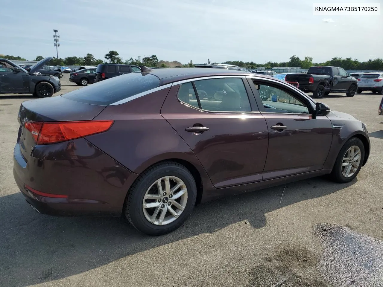 2011 Kia Optima Lx VIN: KNAGM4A73B5170250 Lot: 65032234