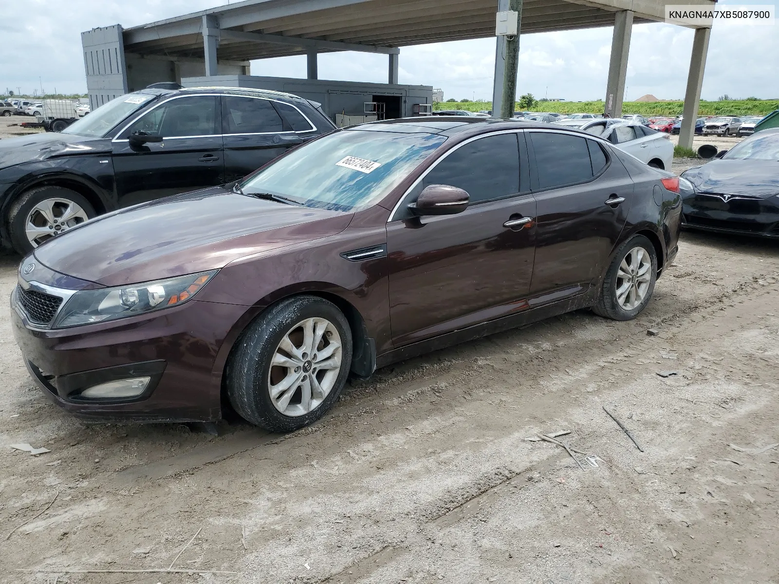 KNAGN4A7XB5087900 2011 Kia Optima Ex